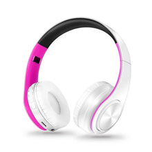 将图片加载到图库查看器，Bluetooth Foldable Earphone Unique Wireless Stereo Headphones Sport Earphone With Microphone Modern Music Headphones
