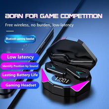 Load image into Gallery viewer, Bluetooth Game Headset Mobile Game 65ms Low Latency Chicken Winner True Wireless Earbuds with Mic Gaming Bluetooth Headphones Touch Control  Eating Competitive Stereo Noise Reduction Earphones With Mic
