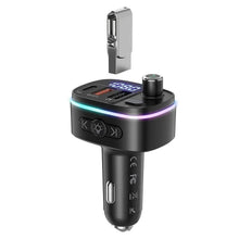 Load image into Gallery viewer, Bluetooth V5.0 FM Transmitter USB Car Charger
