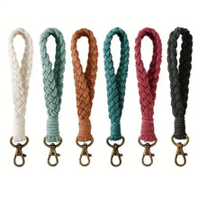 将图片加载到图库查看器，Boho Handmade Wristlet Bracelet Keyring
