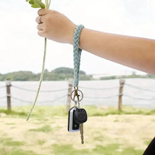 将图片加载到图库查看器，Boho Handmade Wristlet Bracelet Keyring
