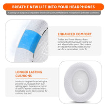 Load image into Gallery viewer, Bose QuietComfort Ultra Gen 1 &amp; Gen 2 Cooling Gel Earpads - WC FreeZe QC Ultra
