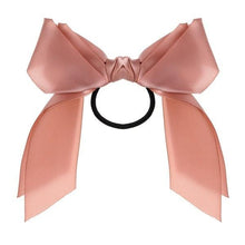 将图片加载到图库查看器，Bow-Knot Elastic Hair Bands Accessories Fashion Hair Band Long Ribbon Bow Ponytail Hair Tie Scrunchies Ponytail Holder Accessories for Women And Girls
