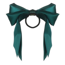 将图片加载到图库查看器，Bow-Knot Elastic Hair Bands Accessories Fashion Hair Band Long Ribbon Bow Ponytail Hair Tie Scrunchies Ponytail Holder Accessories for Women And Girls
