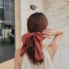 将图片加载到图库查看器，Bowknot Hair Scrunchies For Women Girls Sweet Elastic Hair Bands Elegant Hair Tie Rope Rubber Band Hair Gum Gorgeous Hair Accessories For Women

