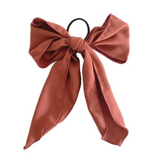 将图片加载到图库查看器，Bowknot Hair Scrunchies For Women Girls Sweet Elastic Hair Bands Elegant Hair Tie Rope Rubber Band Hair Gum Gorgeous Hair Accessories For Women
