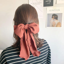 将图片加载到图库查看器，Bowknot Hair Scrunchies For Women Girls Sweet Elastic Hair Bands Elegant Hair Tie Rope Rubber Band Hair Gum Gorgeous Hair Accessories For Women
