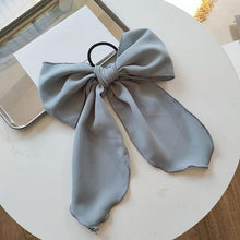 将图片加载到图库查看器，Bowknot Hair Scrunchies For Women Girls Sweet Elastic Hair Bands Elegant Hair Tie Rope Rubber Band Hair Gum Gorgeous Hair Accessories For Women
