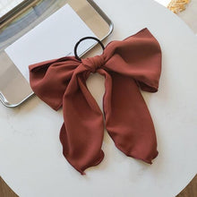 将图片加载到图库查看器，Bowknot Hair Scrunchies For Women Girls Sweet Elastic Hair Bands Elegant Hair Tie Rope Rubber Band Hair Gum Gorgeous Hair Accessories For Women

