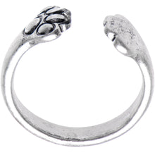 将图片加载到图库查看器，Silver Plated Bear Hug Toe Ring
