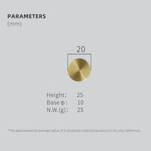 Load image into Gallery viewer, Brass Bearing Hooks Bathroom Indoor Kitchen Hallway Wall Clothes Hooks Wall Hangings Row Hooks Nordic Gold Round Drawer Hooks Kitchen Cabinet Door Hooks Drawer Pull Handles
