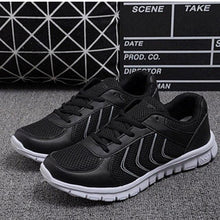 将图片加载到图库查看器，Breathable Fashion Women Sneakers White Women Casual Shoes Athletic Road Running Mesh Breathable Casual Sneakers Lace Up Comfort Sports Student Fashion Tennis Sneakers
