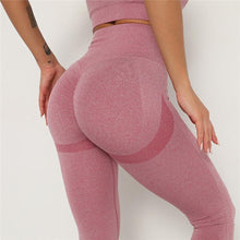 Load image into Gallery viewer, Breathable Leggings Women High Waist Seamless Push Up Fitness Workout Gym Pants Female Women Gym Leggings High Waisted Tummy Control Bottom Lift Yoga Pants Elegant Casual Homewear
