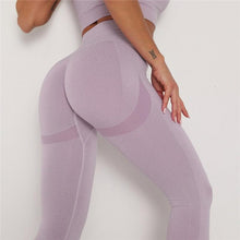 Load image into Gallery viewer, Breathable Leggings Women High Waist Seamless Push Up Fitness Workout Gym Pants Female Women Gym Leggings High Waisted Tummy Control Bottom Lift Yoga Pants Elegant Casual Homewear
