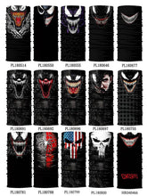 将图片加载到图库查看器，Breathable Mask Bandana Neck Gaiter Cycling Face Mask Hiking Scarves Headband Summer Balaclava Neck Gaiter Tubular Buff Bandana Scarf Headgear Bicycle Half Mask Face Cover Venom Headband Summer Men Beanie Hat Windproof Head Scarves Neck

