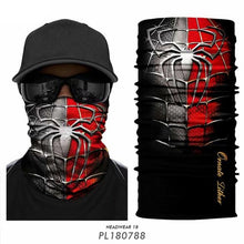 将图片加载到图库查看器，Breathable Mask Bandana Neck Gaiter Cycling Face Mask Hiking Scarves Headband Summer Balaclava Neck Gaiter Tubular Buff Bandana Scarf Headgear Bicycle Half Mask Face Cover Venom Headband Summer Men Beanie Hat Windproof Head Scarves Neck
