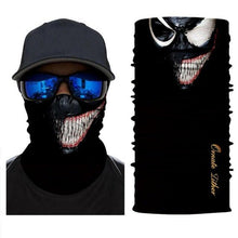将图片加载到图库查看器，Breathable Mask Bandana Neck Gaiter Cycling Face Mask Hiking Scarves Headband Summer Balaclava Neck Gaiter Tubular Buff Bandana Scarf Headgear Bicycle Half Mask Face Cover Venom Headband Summer Men Beanie Hat Windproof Head Scarves Neck
