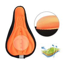 Load image into Gallery viewer, Breathable Mountain Bike Saddle Cushion Cover Road Bike Soft Cycling Seat Mat 3D Sponge Polymer Bicycle Saddle Seat
