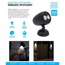 将图片加载到图库查看器，Bright Basics Motion Activated Wireless Spotlight

