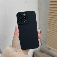 将图片加载到图库查看器，Bright Colors Soft Silicone Phone Case For iPhone 11 Pro Max X XR XS Max 7 8 6S Plus Mini Camera Protection Back Cover Silicone Camera Protection Case Soft Scratch-Resistant Case For Iphone
