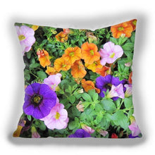 将图片加载到图库查看器，Bright Red Flower Cushion Cover Home Fashion Decoration Red Orange Pink Poppy Flowers Decorative Throw Pillow Cover Case Cushion Home Living Room Pillow Case Super Soft Short Plush Cushion Cover 45x45CM
