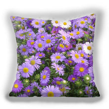 将图片加载到图库查看器，Bright Red Flower Cushion Cover Home Fashion Decoration Red Orange Pink Poppy Flowers Decorative Throw Pillow Cover Case Cushion Home Living Room Pillow Case Super Soft Short Plush Cushion Cover 45x45CM
