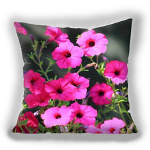 将图片加载到图库查看器，Bright Red Flower Cushion Cover Home Fashion Decoration Red Orange Pink Poppy Flowers Decorative Throw Pillow Cover Case Cushion Home Living Room Pillow Case Super Soft Short Plush Cushion Cover 45x45CM
