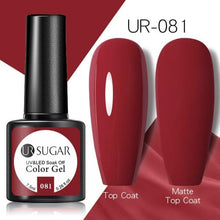 Load image into Gallery viewer, Brown Blue Gel Nail Polish UV LED Autumn Winter Series Matte And Glossy Colors Elegant Stylish Design For Womens
