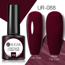 Load image into Gallery viewer, Brown Blue Gel Nail Polish UV LED Autumn Winter Series Matte And Glossy Colors Elegant Stylish Design For Womens
