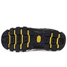 Load image into Gallery viewer, Brown Men's Wear-Resistant Sports Shoes Outdoor Hiking Shoes Training Solid Color Men's Shoe Low Top Waterproof Hiking Shoes Outdoor Lightweight Walking Shoes
