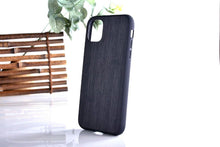 Load image into Gallery viewer, Brown Simple Easy Grip Wooden Design Slim Case for iPhone 11 14 12 13 Pro XS Max x XR mini SE2 SE 7 6 8 6s Plus Cover Wood Bamboo Pattern Leather Vintage Case
