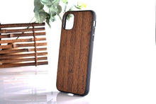 Load image into Gallery viewer, Brown Simple Easy Grip Wooden Design Slim Case for iPhone 11 14 12 13 Pro XS Max x XR mini SE2 SE 7 6 8 6s Plus Cover Wood Bamboo Pattern Leather Vintage Case

