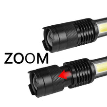 Load image into Gallery viewer, Built in battery XP-G Q5 Zoom Focus Mini led Flashlight Torch Lamp Lantern 2000 Lumen Adjustable Penlight Waterproof T6 light  Focus IP65 Water-Resistant Portable for Indoor and Outdoor Camping Hiking
