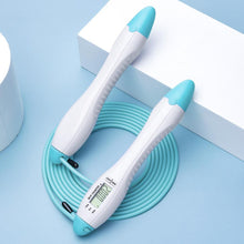 Load image into Gallery viewer, Built-in Rolling Pin Counter Jump Rope Skipping Rope Speed Rope For Boxing Jumping Training Lose Weight Fitness Digital Weight Calories Time Setting Skipping Rope With Counter For Indoor And Outdoor Exercise
