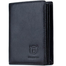 Load image into Gallery viewer, Bullcaptain Large Capacity Genuine Leather Bifold Wallet/Credit Card Holder
