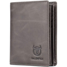 Load image into Gallery viewer, Bullcaptain Large Capacity Genuine Leather Bifold Wallet/Credit Card Holder
