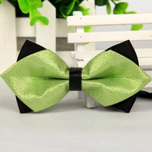 Load image into Gallery viewer, Business Black Golden Butterfly Men Bowtie Luxury Double Layer Pointed Classic Bow Tie Lovely Men Gift For Office And Meetings
