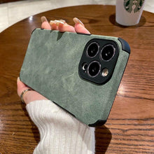 Load image into Gallery viewer, Business Iphone PU Leather Phone Case For iPhone 13 12 11 14 Pro Max Mini XR XS X Luxury Silicone Shockproof Soft Cover Ultra Thin Slim Leather Case Anti-Scratch Hard Back Cover for iPhone
