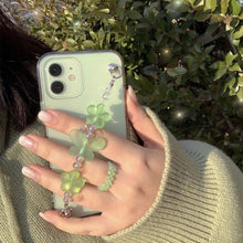 Load image into Gallery viewer, Butterfly Chain Flower Bracelet Chain Phone Case For iPhone 13 12 11 Pro XS Max X XR 7 8 Plus Cute Transparent Back Cover Phone Case For iphone 14Pro 12Mini 13 Pro 6 7 8 plus X XR XS Max SE Soft Fashion Bracelet Clear Protective Cover
