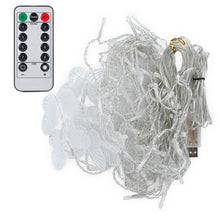 将图片加载到图库查看器，Butterfly Curtain String Lights USB Powered with 8 Modes 96 LED Remote Control
