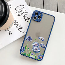 将图片加载到图库查看器，Butterfly Lavender Flower Phone Case For iPhone 13 mini 14 pro max Hard Shockproof Cover Floral Design Built-in Lens Protection Beautiful Design Transparent Back Case Cover for iPhone
