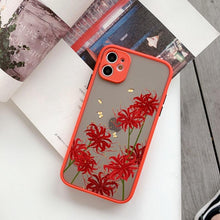 将图片加载到图库查看器，Butterfly Lavender Flower Phone Case For iPhone 13 mini 14 pro max Hard Shockproof Cover Floral Design Built-in Lens Protection Beautiful Design Transparent Back Case Cover for iPhone
