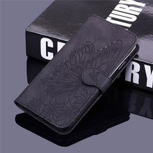 Load image into Gallery viewer, Butterfly Leather Flip Cover For Xiaomi Mi11 Redmi Note 9T 9 9A 9S 8 Pro 8A POCO X3 NFC M3 F3 10 Pro Lite Phone Wallet Book Case Retro Leather Flip Magnetic Mobile Phone Case
