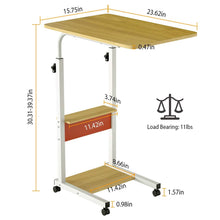 Load image into Gallery viewer, C Side Laptop Small Slim Snack Side Table
