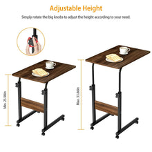Load image into Gallery viewer, C Side Laptop Small Slim Snack Side Table
