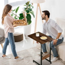 Load image into Gallery viewer, C Side Laptop Small Slim Snack Side Table
