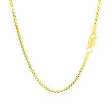 Load image into Gallery viewer, 14k Yellow Gold Round Box Chain 1.7mm
