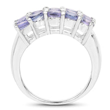 Load image into Gallery viewer, 2.55 Carat Genuine Tanzanite .925 Sterling Silver Ring
