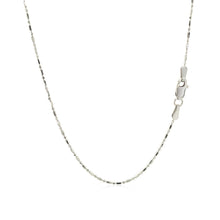 Load image into Gallery viewer, 14k White Gold Diamond-Cut Bead Chain 1.0mm
