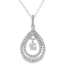 Load image into Gallery viewer, .77ct Diamond Fashion Pendants 10KT White Gold
